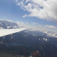 Flugwegposition um 11:11:18: Aufgenommen in der Nähe von Garmisch-Partenkirchen, Deutschland in 2284 Meter
